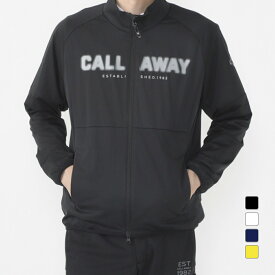 キャロウェイ ゴルフウェア 長袖ウインドブレーカー 秋 冬 スターストレッチフルジップブルゾン (C24215100) メンズ Callaway