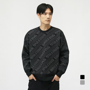 u[tBO StEFA Z[^[ H ~ CE MS WR BIAS LOGO CREWNECK KNIT (BRG253M76) Y BRIEFING