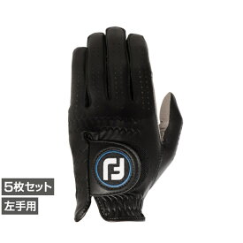 フットジョイ ゴルフグローブ 5枚セット 20 ナノロックツアー FGNT20 左手用 ブラック (0353038862) メンズ FOOT JOY FJ