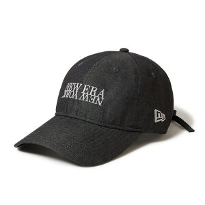 ニューエラ レディース ゴルフウェア キャップ 秋 冬 GFW 920LV RIBBON SUS DENIM BLK (14669010) NEW ERA