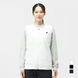 ルコックスポルティフ ゴルフ レディース ゴルフウェア ウインドベスト 秋 冬 ヒートナビベスト (LG5FVE00L) le coq sportif GOLF