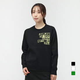 ジャック バニー レディース ゴルフウェア 長袖セーター 春 夏 Pe Wジャガード (2634170230) Jack Bunny!! ジャックバニー