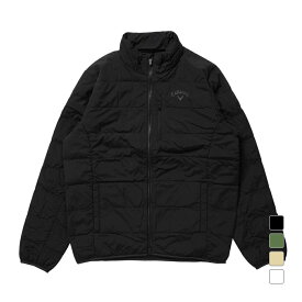 キャロウェイ ゴルフウェア ダウンジャケット 秋 冬 ストレッチナイロンプレーンダウンジャケット (C25215140) メンズ Callaway