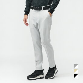 ティゴラ ゴルフウェア スラックス 秋 冬 くるりと丈が調節できるパンツ テーパード (TR-1P1725CP) メンズ TIGORA