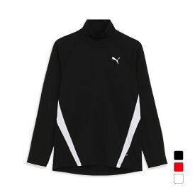 プーマ ゴルフウェア 長袖シャツ 秋 冬 PF キモウスクラムストレッチサイドラインLSハイネック (630541) メンズ PUMA