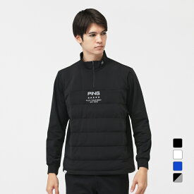 ピン ゴルフウェア 長袖シャツ 秋 冬 24FWエアーフレイク長袖ハイネックシャツ (6214266903) メンズ PING