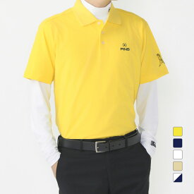 ピン ゴルフウェア セットシャツ 秋 冬 24FW レイヤードツインセット (6214260801) メンズ PING