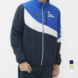 ルコックスポルティフ ゴルフ ゴルフウェア 長袖ウインドブレーカー 秋 冬 ストレッチフォーサー中わた2WAYブルゾン (LG4FWB50M) メンズ le coq sportif GOLF
