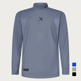 オークリー ゴルフウェア 長袖シャツ 秋 冬 SKULL THICKNESS LS MOCK SHIRT (FOA408240) メンズ OAKLEY