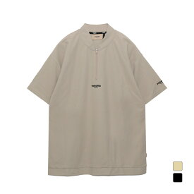 レノマ ゴルフウェア 半袖シャツ 春 夏 BACK LOGO HALF ZIP S/S-SP (RG5106-005) メンズ renoma