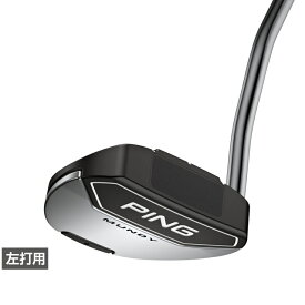 ピン LH 2023 MUNDY 34 BLK PP58 BLK/GREY MID ゴルフ パター 2022年モデル メンズ 左用 PING