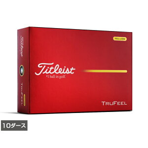 �^�C�g���X�g 26 TRUFEEL YELLOW �g�D���[�t�B�[�� �C�G���[ (8929191869) 10�_�[�X(120����) �S���t ���F�� Titleist