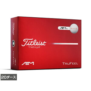 �^�C�g���X�g 26 TRUFEEL AIM �g�D���[�t�B�[�� �G�C�� (8929301787) 20�_�[�X(240����) �S���t ���F�� Titleist