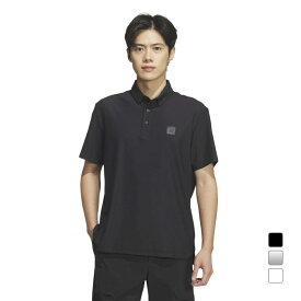 アディダス ゴルフウェア 半袖シャツ 春 夏 CLIMACOOL クライマクール バックグラフィック ボタンダウン 半袖シャツ (IE649) メンズ adidas