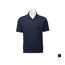 タイトリスト ゴルフウェア 半袖シャツ 春 夏 リンクスジャカードシャツ TMPMS116J (6665903098) メンズ Titleist