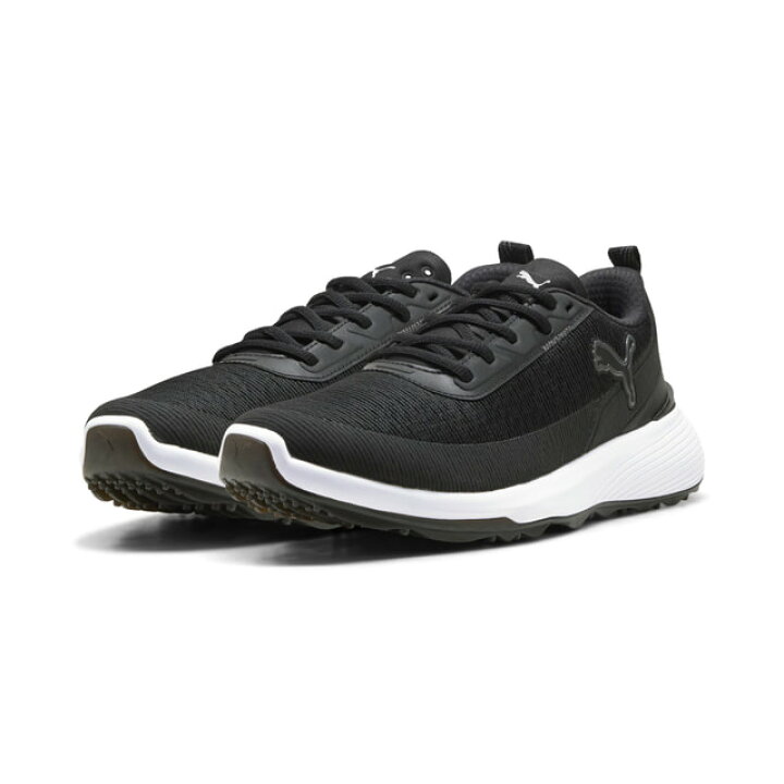 27.5cm ☆ 新品 プーマ ゴルフシューズ 黒 スパイクシューズ PUMA GOLF 