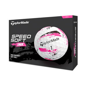 �e�[���[���C�h TMJ24 SpeedSoft INK PNK (N9522101) 10�_�[�X(120����) �S���t ���F�� TaylorMade
