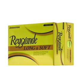 ブリヂストン 26Reygrande LONG＆SOFT イエロー (FAYX) 1ダース(12球入) ゴルフ 公認球 BRIDGESTONE