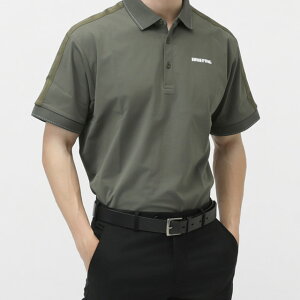 �u���[�t�B���O �S���t�E�F�A �����V���c �t �� MS LOGO LINE POLO RF (BRG251M41) �����Y BRIEFING