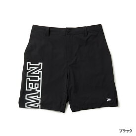 ニューエラ ゴルフウェア ショートパンツ 春 夏 GF SHORT PANTS OL LOGO BLK (14859948) メンズ NEW ERA