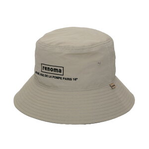 ���m�} �S���t�E�F�A �n�b�g �t �� BASIC ADDRESS BUCKET HAT (RGAC-027) �����Y renoma