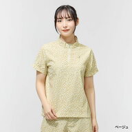 ルコックスポルティフ ゴルフ レディース ゴルフウェア 半袖シャツ 春 夏 【ワイドシルエット】総柄半袖…