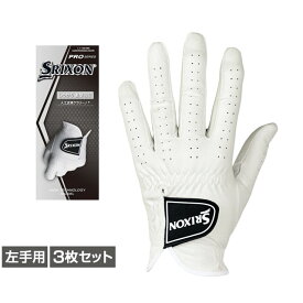 3枚セット スリクソン ゴルフグローブ グローブ (GGG-S029) メンズ SRIXON