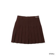 ニューエラ レディース ゴルフウェア スカート 秋 冬 GFW PLEATS SKT WAIST LOGO BWOO (15129396) NEW ERA