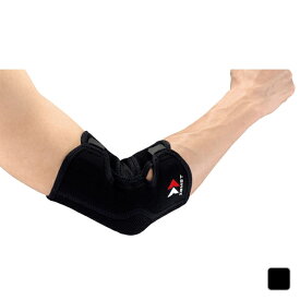 ザムスト zamst ひじ用サポーター 左右兼用 エルボースリーブ ミドルサポート ブラック メンズ ゴルフ 春 夏