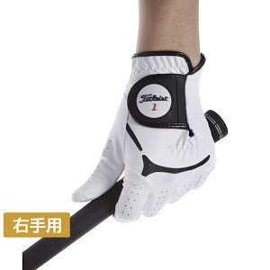 タイトリスト ゴルフウェア ゴルフグローブ 19 スーパーグリップ 右手用 9683377208 驚異的なグリップ力と高い高い耐久性 メンズ ホワイト Titleist