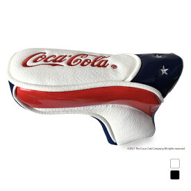コカ・コーラ PU ピン型パターカバー 裏面のクリップでベルトなどへの装着可能 メンズ ゴルフ