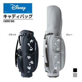 ディズニー レディース キャディバッグ 8.5型 45インチ対応 (DN-0B2002CB) ミッキーマウスの特徴的な手のモチーフとボールを印象的にデザイン ゴルフ Disney