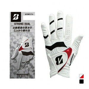 ブリヂストン ゴルフウェア ゴルフグローブ GLG21 STRONG DUAL 厚手 GLG21 史上かつてない厚さを追求した 2 層構造厚手モデル メンズ BRIDGESTONE
