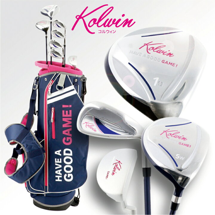 美品あり】IGNIO Kolwin レディース ゴルフセット 9本 初心者 イグニオ 