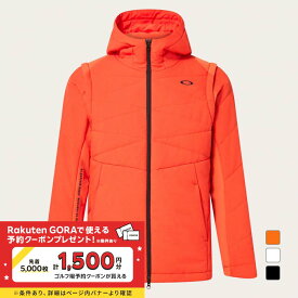 オークリー ゴルフウェア 中綿ジャケット 秋 冬 UNEVEN PUFF JACKET 5.0 (FOA405731) メンズ OAKLEY