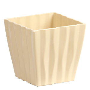 かご ベース 鉢カバー ポットカバー とりよせ品 シエルCiel メラミンポットL ベージュ バスケット 鉢 ポット プランター インテリア 花資材 花器 ベース アレンジ 安い 装飾