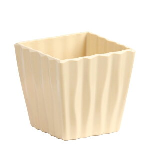 かご ベース 鉢カバー ポットカバー とりよせ品 シエルCiel メラミンポットS ベージュ バスケット 鉢 ポット プランター インテリア 花資材 花器 ベース アレンジ 安い 装飾