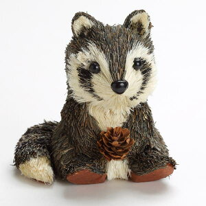 とりよせ品 アライグマ インテリア小物 装飾 かわいい 動物 あらいぐま パーツ アレンジメント 花資材 材料 写真撮影 手作り 安い 春 夏 秋 冬 おひなさま 五月 母の日