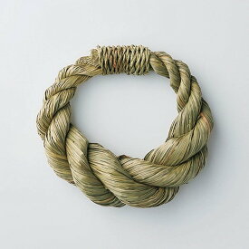 【P15倍中 2/10 9:59まで】正月 ベース とりよせ品 わら飾り 太縄 大(1コ) お正月飾り 土台 ベース しめ縄 わら 迎春飾り 迎春アレンジ 白 ホワイト 材料 素材 ハンドメイド 自然素材 モダン 大地農園