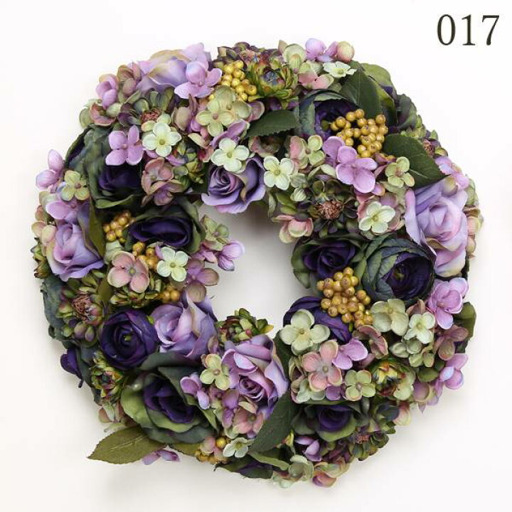 楽天市場 リース とりよせ品 花びし ミックスフラワーリース パープルリース アレンジメント 花資材 装飾 完成品 写真撮影 手作り 安い 春 夏 秋 冬 プレゼント ギフト デコレーション フラワーアレンジ 造花ドライフラワー専門問屋花びし