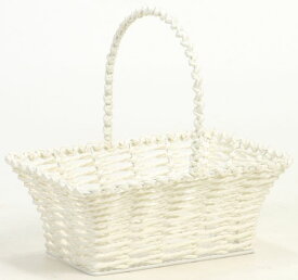 かご ベース とりよせ品 花しぼり角長手付L バスケット 花かご インテリア 花資材 花器 ベース アレンジ 安い 装飾 フラワーアレンジメント 土台 母の日 結婚式 クリスマス