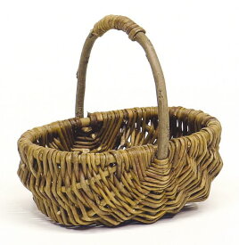 かご ベース とりよせ品 ブラックウィロー小判手付#5 バスケット 花かご インテリア 花資材 花器 ベース アレンジ 安い 装飾 フラワーアレンジメント 土台 母の日 結婚式 クリスマス 正月 ハロウィン 二次会 お誕生日 お見舞い 記念日 ひな祭り 節句 赤