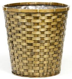 かご ベース 鉢カバー ポットカバー とりよせ品 巾広バンブーケンガイ鉢10号 バスケット 鉢 ポット プランター インテリア 花資材 花器 ベース アレンジ 安い 装飾 土台 赤