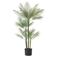 フェイクグリーン 観葉植物 【メーカー直送品】 パーム(ポット付) 160cm《代引決済・他商品と同梱不可》 …