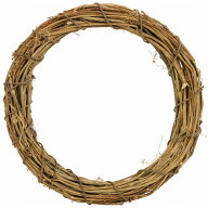リース 土台 とりよせ品 黄づるリース丸30cm インテリア 花資材 花器 ベース アレンジ 安い 装飾 フラワ…