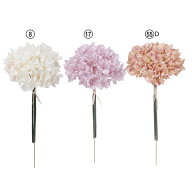 造花 とりよせ品 ☆ハイドランジアバンチ (1束3本) 紫陽花 アジサイ インテリア インテリアフラワー フェ…