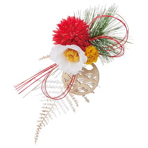 ★P10倍 10/14 20時から★ お正月飾り とりよせ品 椿と紋様の壁飾り 海柘榴 つばき ツバキ カメリア 白 赤 縁起物 お正月 お正月アレンジ おめでた飾り 和 和風 和モダン 紅白 アスカ ASCA アスカ