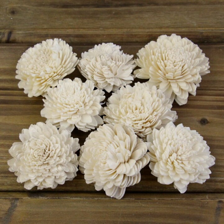 楽天市場】ハンドメイドフラワー 花材 即日出荷 ソーラーダリア・6cm 