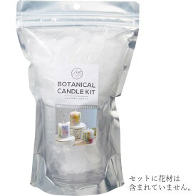 ハンドメイド 資材 即日出荷 ボタニカルキャンドルキット キット ; キャンドル キャンドルキット 手作り ワックスハンドメイド クラフト 自由研究 夏休み クリスマス お正月