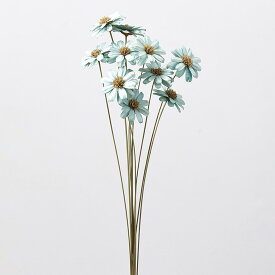 【P10倍 12/31まで！】 ハンドメイドフラワー 花材 即日出荷 マーガレットフラワー ペールブルー 花材 素材 材料 パーツ ドライフラワー ハンドメイドフラワー マーガレット 水色 ブルー 大地農園